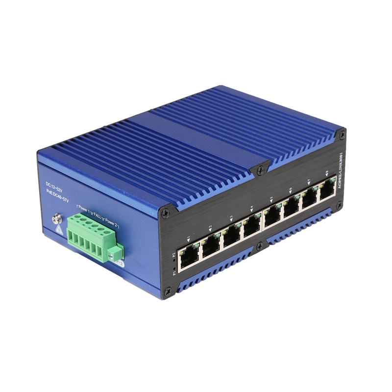 工業級百兆/千兆8口以太網交換機