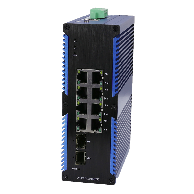工業級管理型千兆2光8電交換機