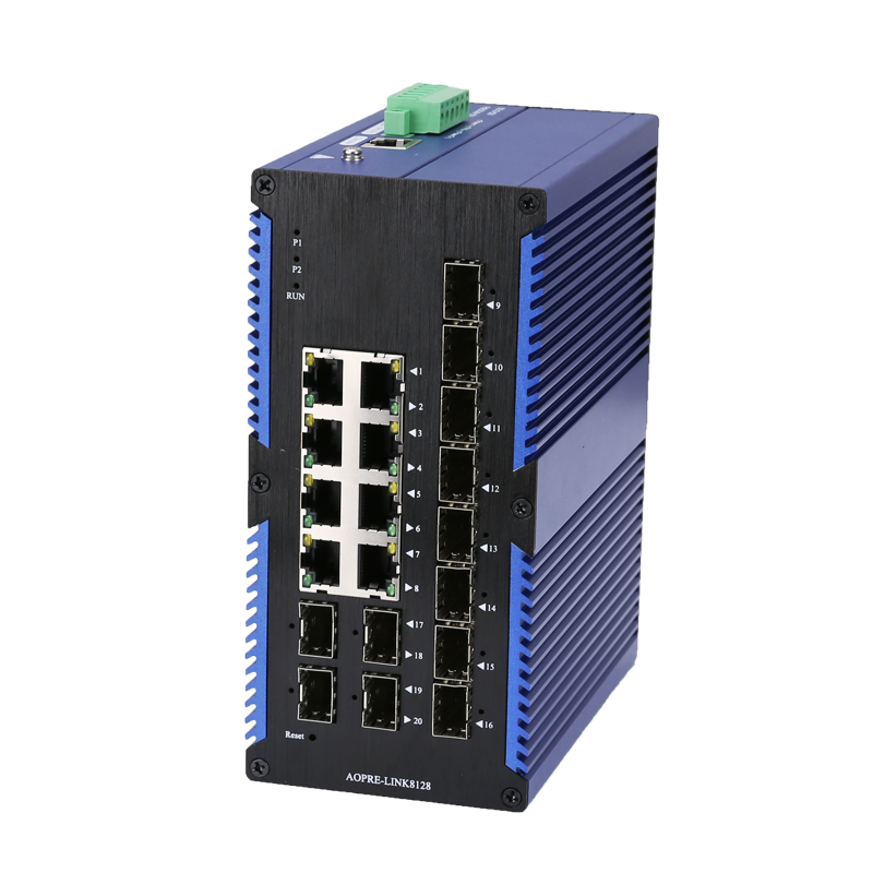工業級管理型千兆12光8電交換機