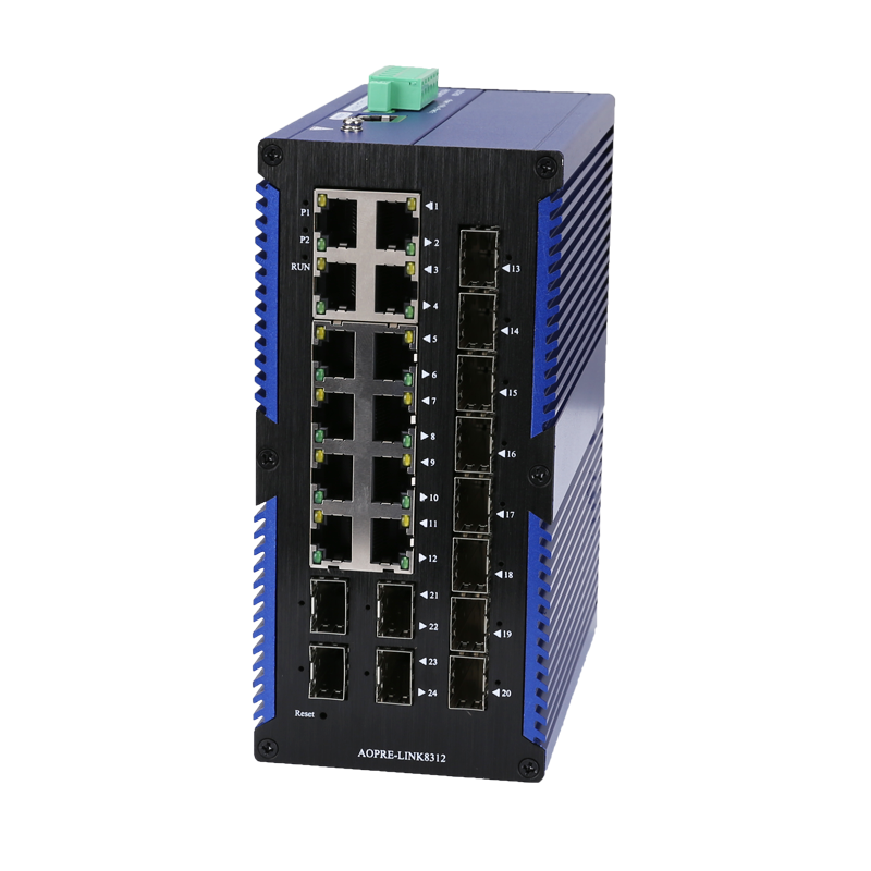 工業級管理型千兆12光12電交換機
