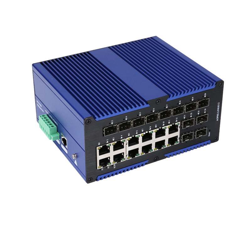 工業級管理型千兆12光12電交換機