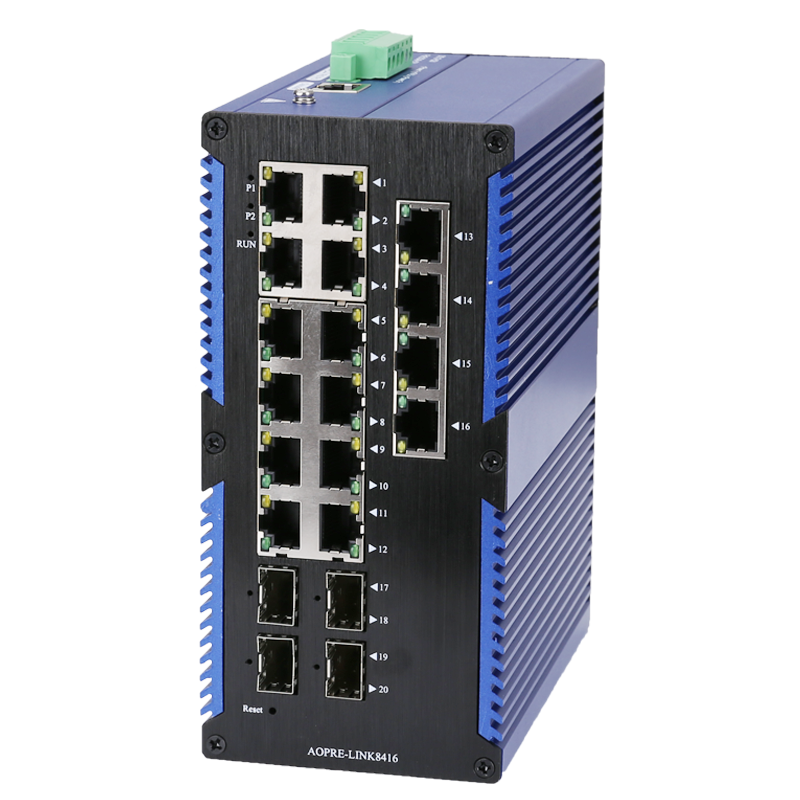 工業級管理型千兆4光16電交換機