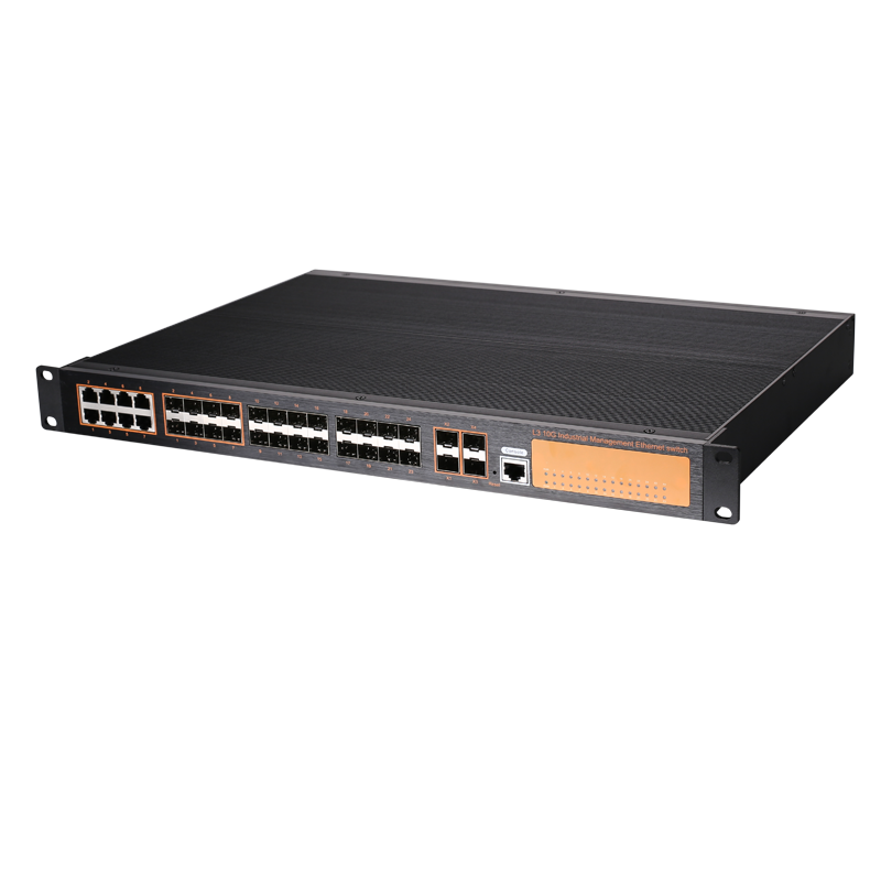 工業級三層網管型千兆24光8電交換機