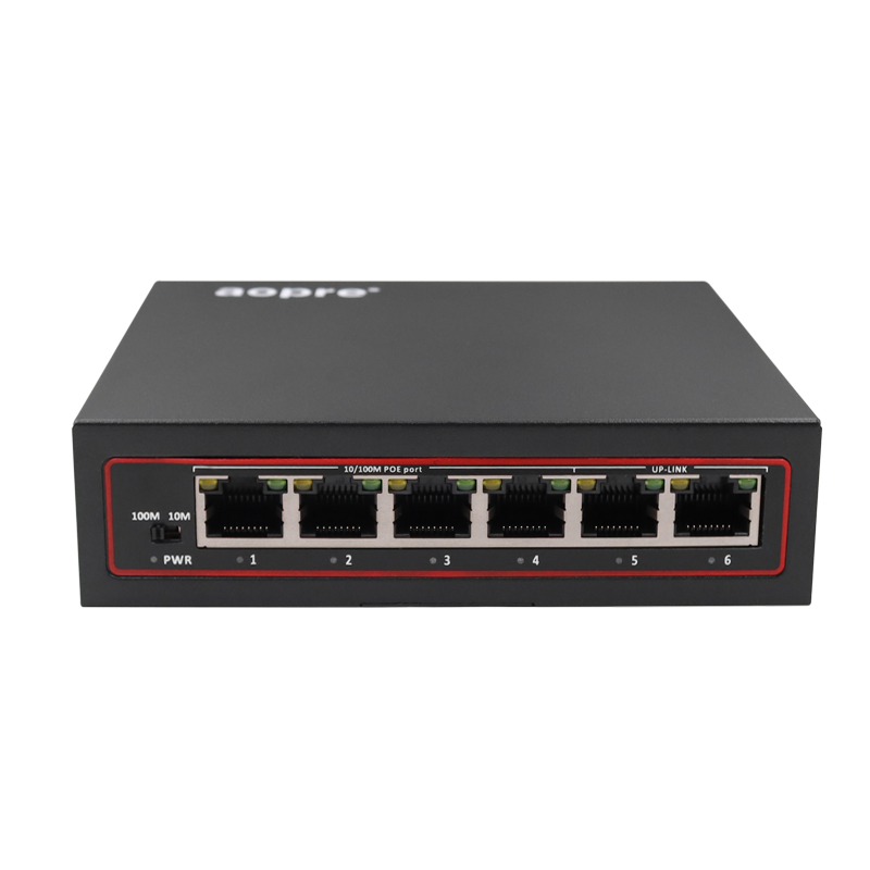 百兆/千兆4口POE供電交換機
