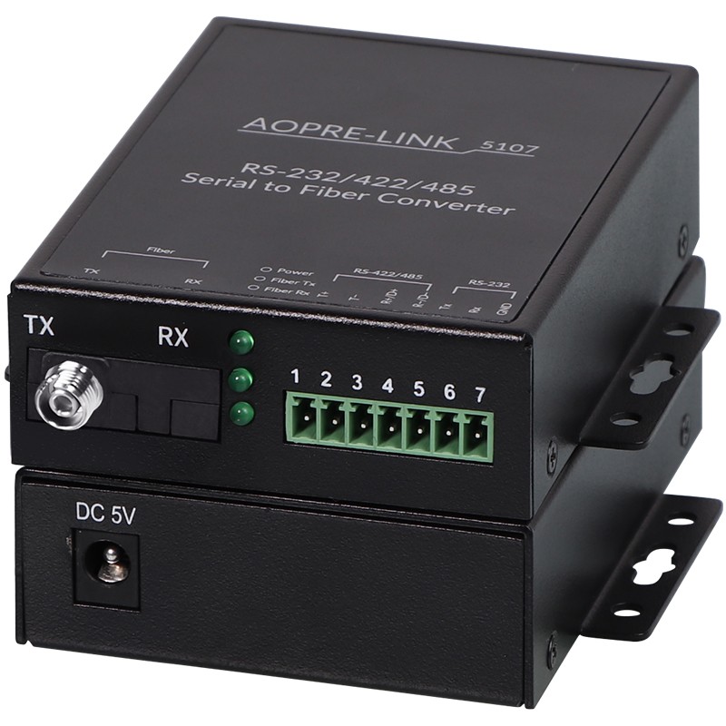 商用級RS232/RS485/RS422串口 光纖轉換器