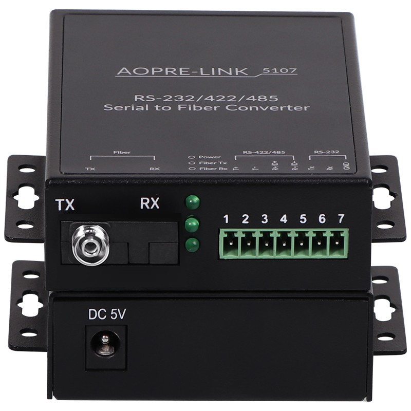 商用級RS232/RS485/RS422串口 光纖轉換器