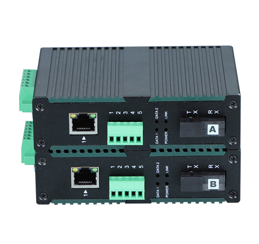 工業級千兆網絡+串口光纖轉換器
