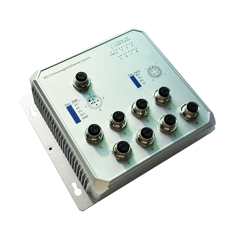 千兆8口加固型工業交換機