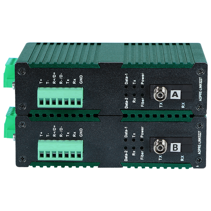 工業級RS232/RS485/RS422串口光纖轉換器