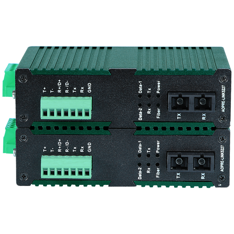 工業級RS232/RS485/RS422串口光纖轉換器